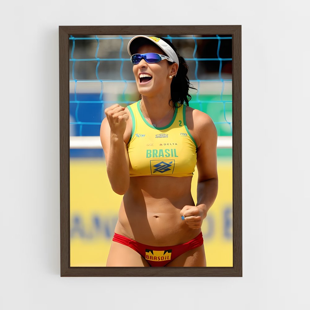 Poster Beach Volley Brésil – affiche Beach-volley (vue 5)